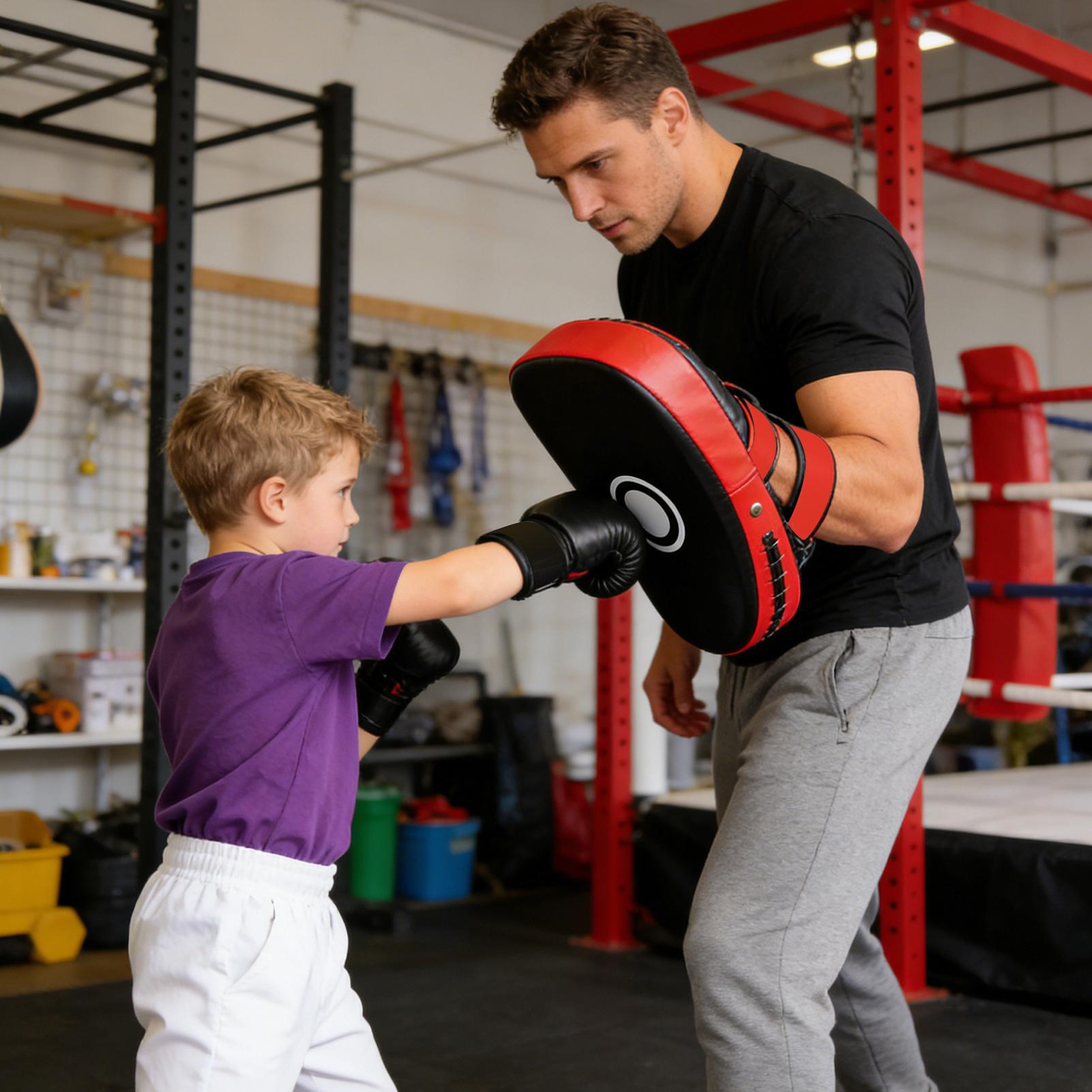 Home Gym For Kids - Almohadillas de Boxeo de Cuero PU