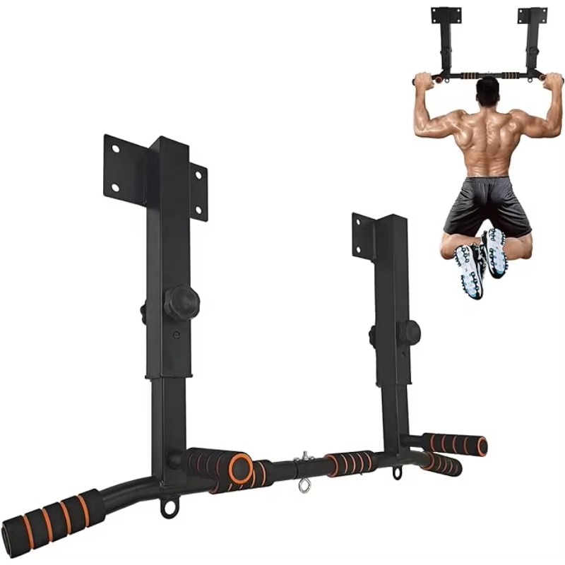 Home Gym Wall Mounted - Barra de dominadas y flexiones de