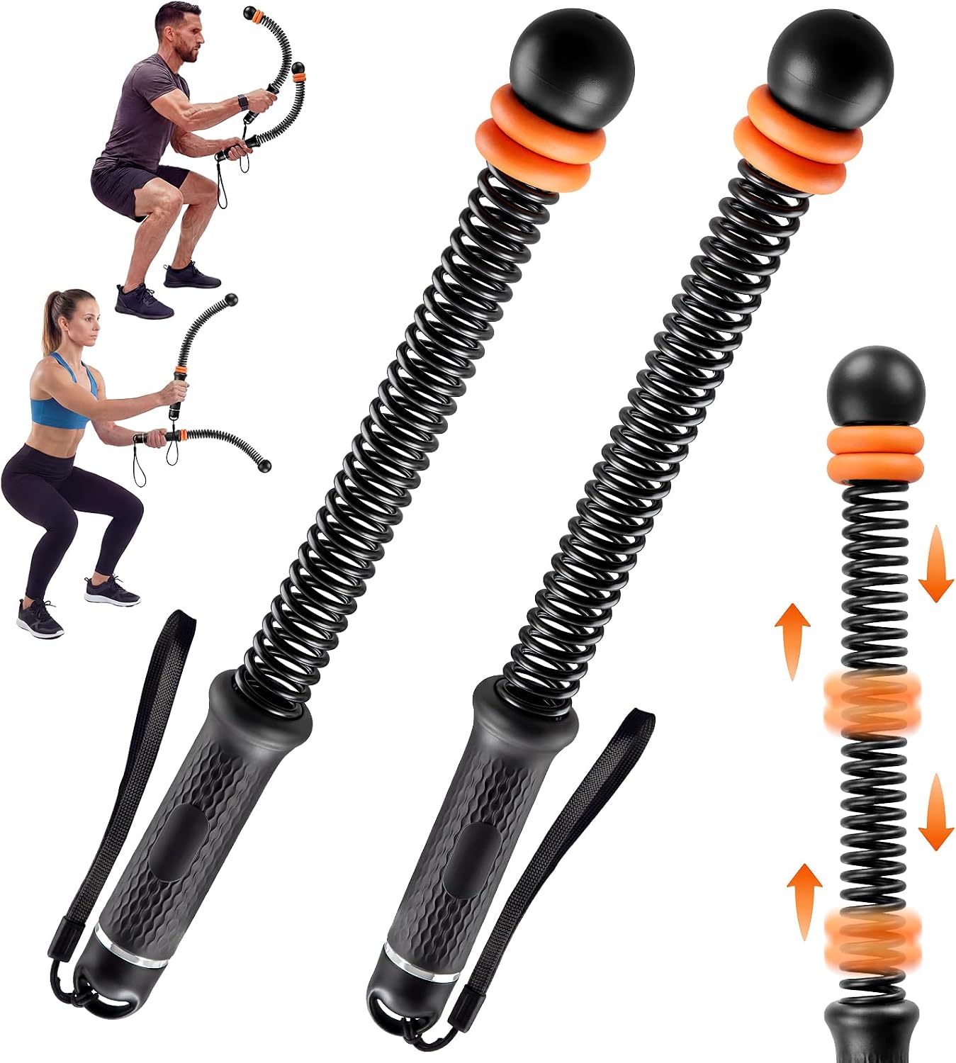 Fitness Home Gym Equipment - Cuerdas de Entrenamiento Ajustables sin Cuerda