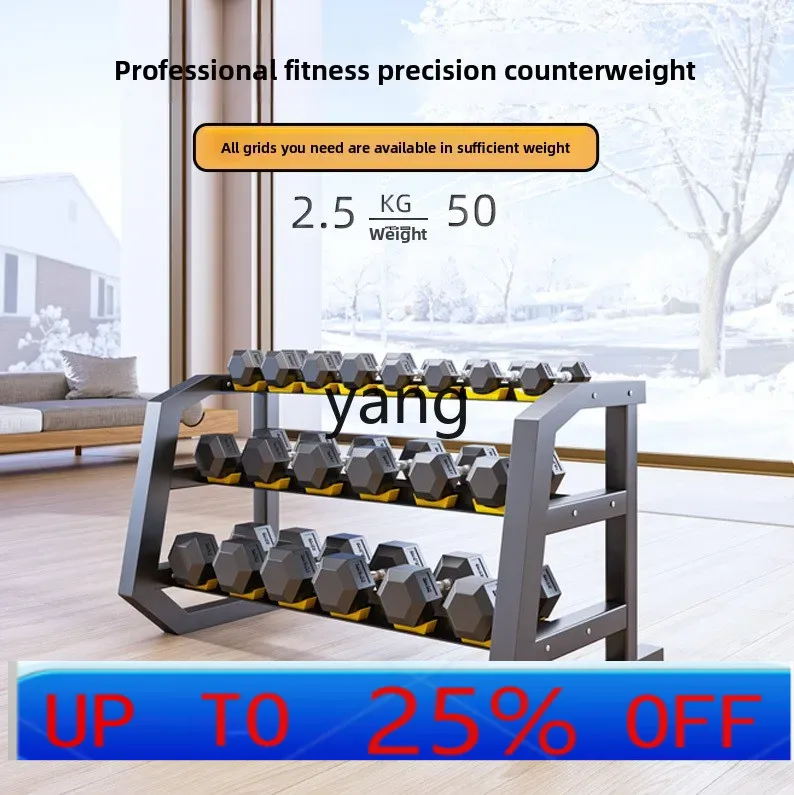 Hex Dumbbell Set - Juego completo de mancuernas hexagonales fijas