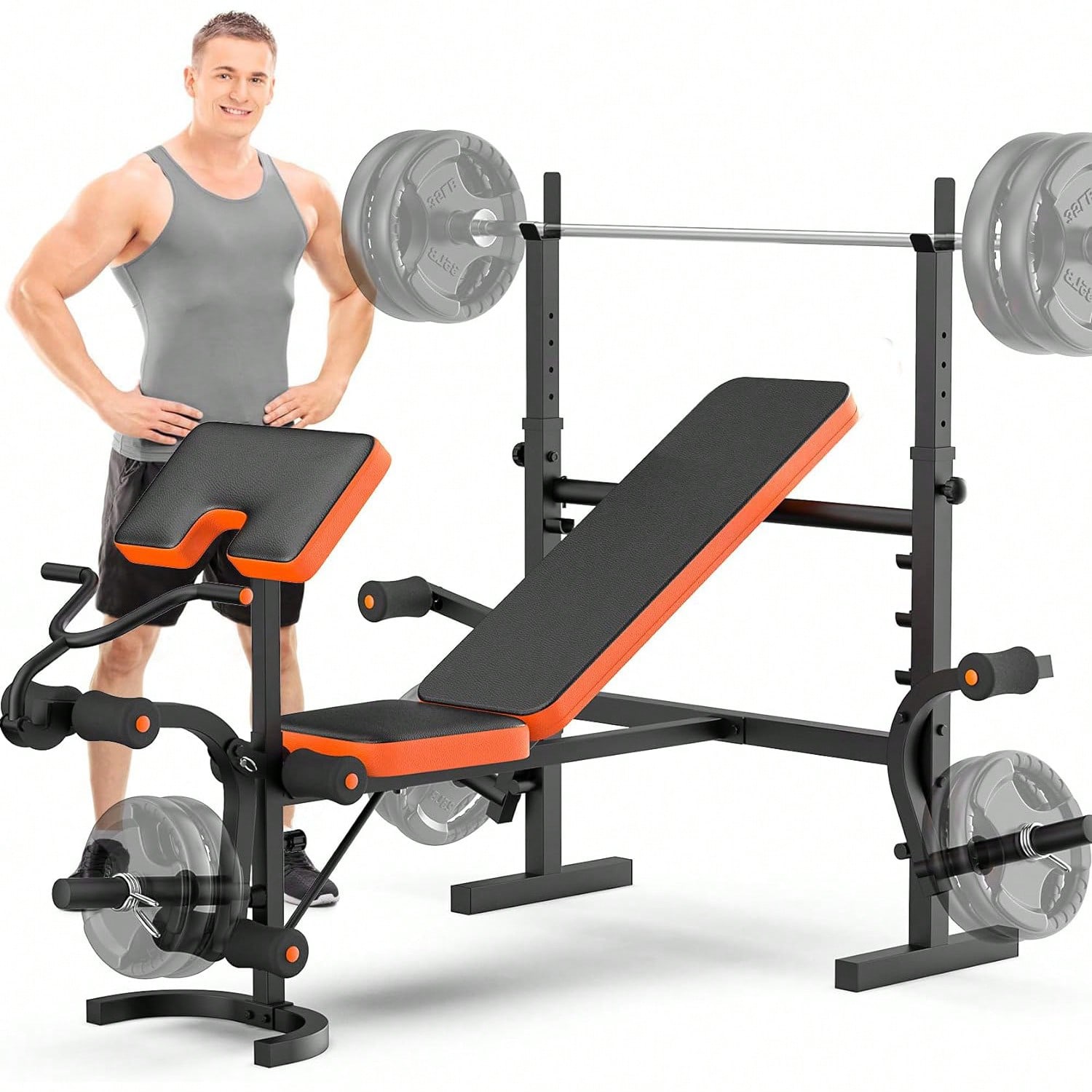Home Gym Leg Press - Banco de Pesas GIKPAL, Banco de