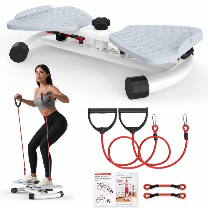 Home Gym Hack - Stepper giratorio de resistencia ajustable para