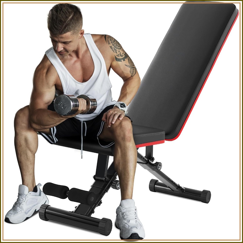 Adjustable Weight Bench - Banco de pesas ajustable para entrenamiento
