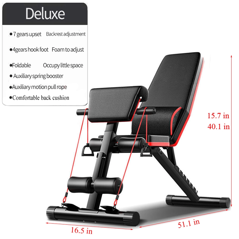 Adjustable Weight Bench - Popular Banco de Ejercicios Plegable Ajustable