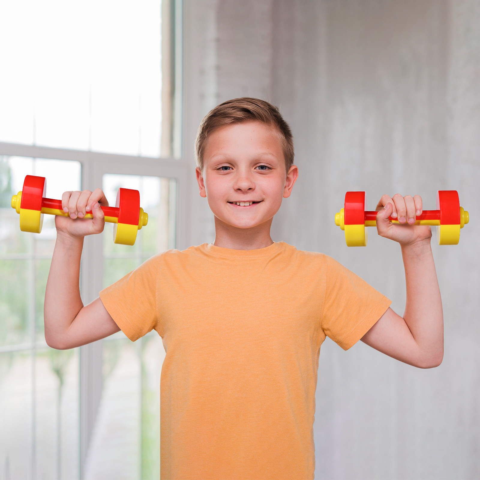 Home Gym For Kids - 1 Par de Mancuernas de Plástico