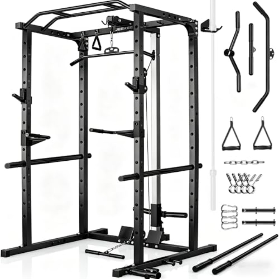 Home Gym Multifunctional - Rack de potencia para gimnasio en
