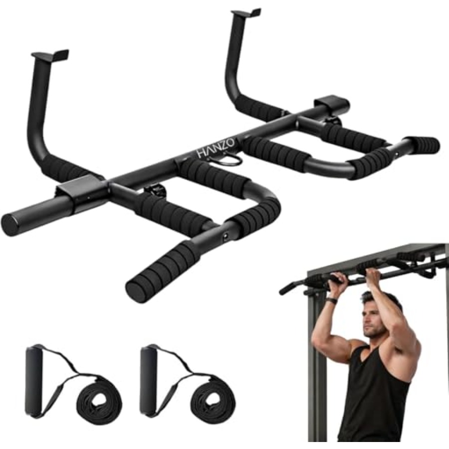 Home Gym Setup - Barra de dominadas para puerta con