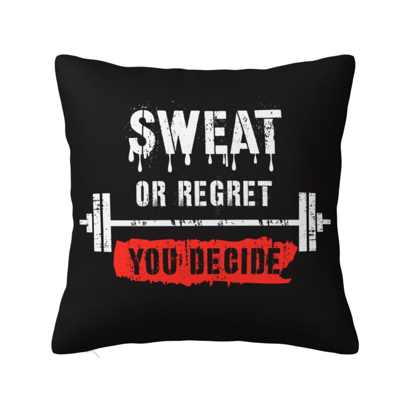 Home Gym Yes Or No - Funda de almohada para gimnasio, funda