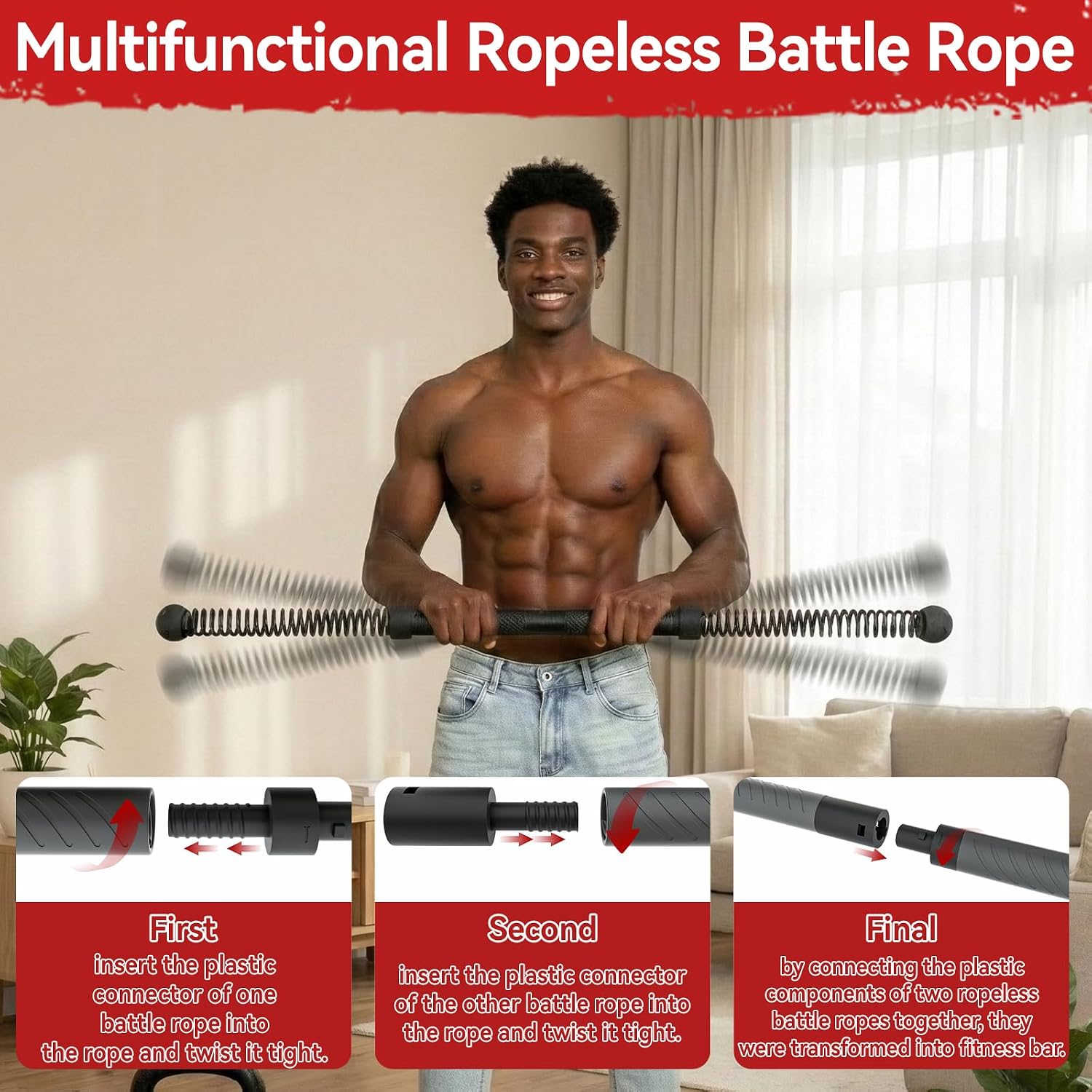 Home Gym Gear - Barra de torsión inalámbrica 2 en