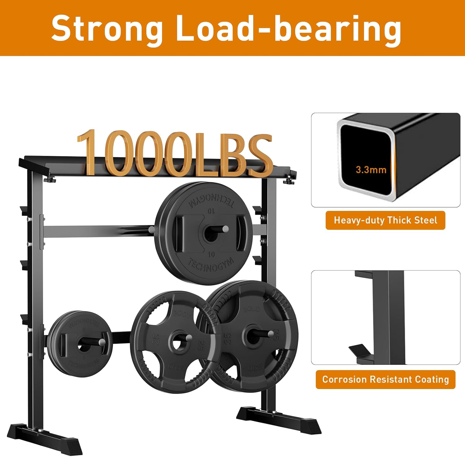 Rack de Almacenamiento de Pesa - Home Gym Weights reseña y precio