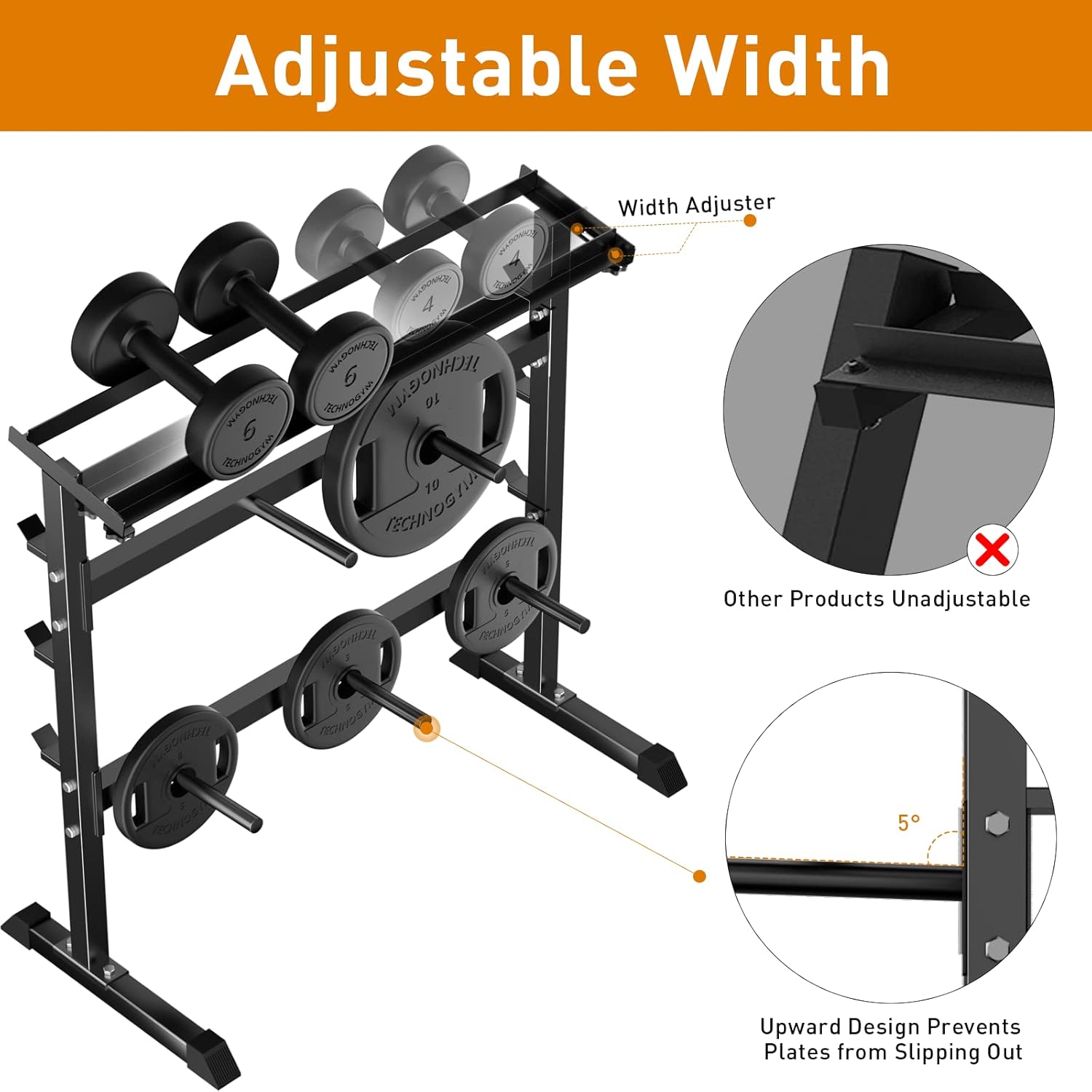 Rack de Almacenamiento de Pesa - Home Gym Weights reseña y precio