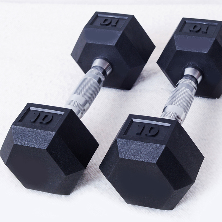 Mancuernas hexagonales de cauc - Hex Dumbbell Set reseña y precio