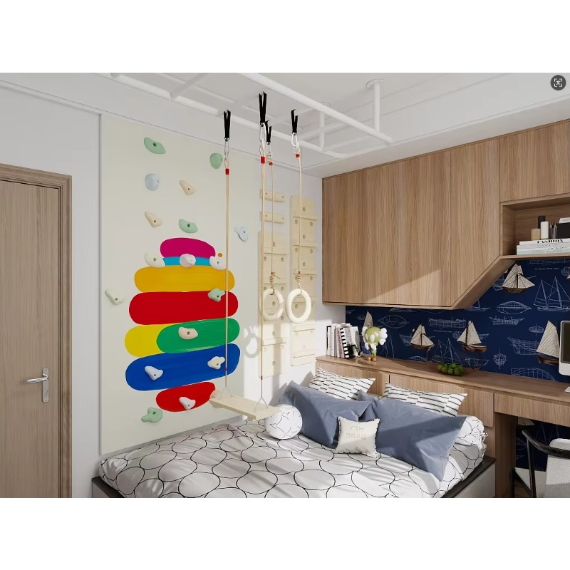 Gimnasio de escalada interior  - Home Gym For Kids reseña y precio