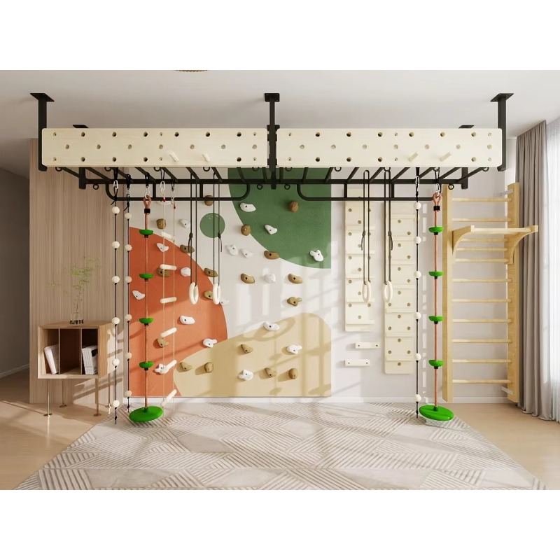 Gimnasio de escalada interior  - Home Gym For Kids reseña y precio