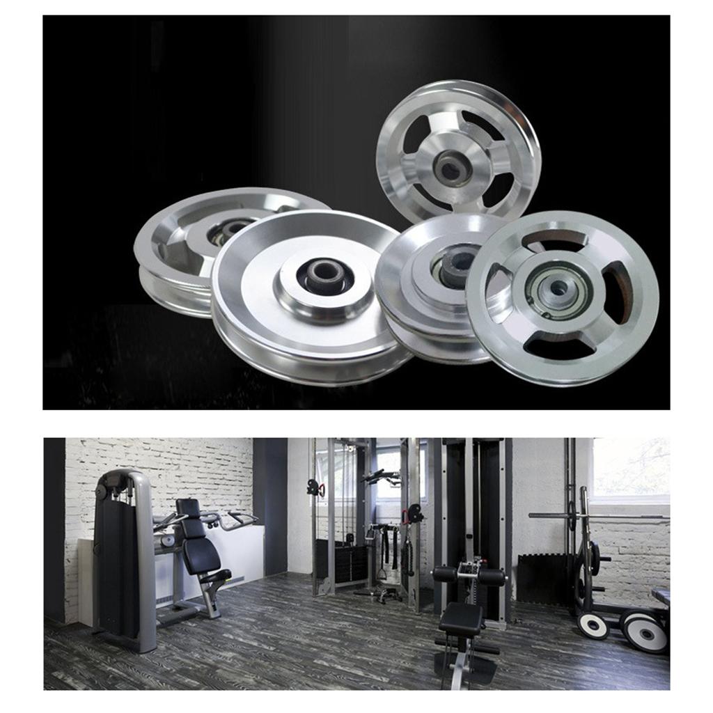 Rueda de aluminio resistente a - Home Gym Diy Pulley System reseña y precio