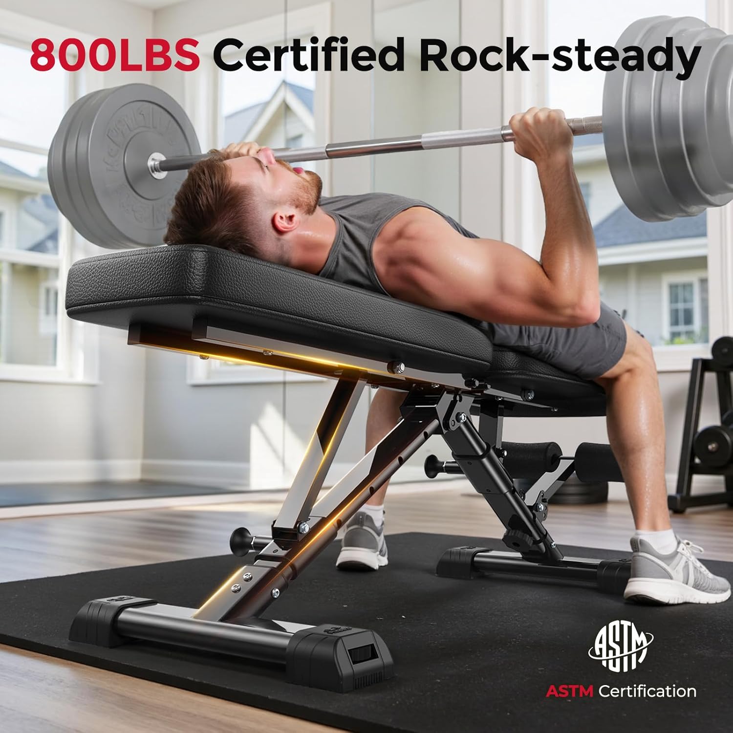Banco de pesas ajustable para  - Adjustable Weight Bench reseña y precio