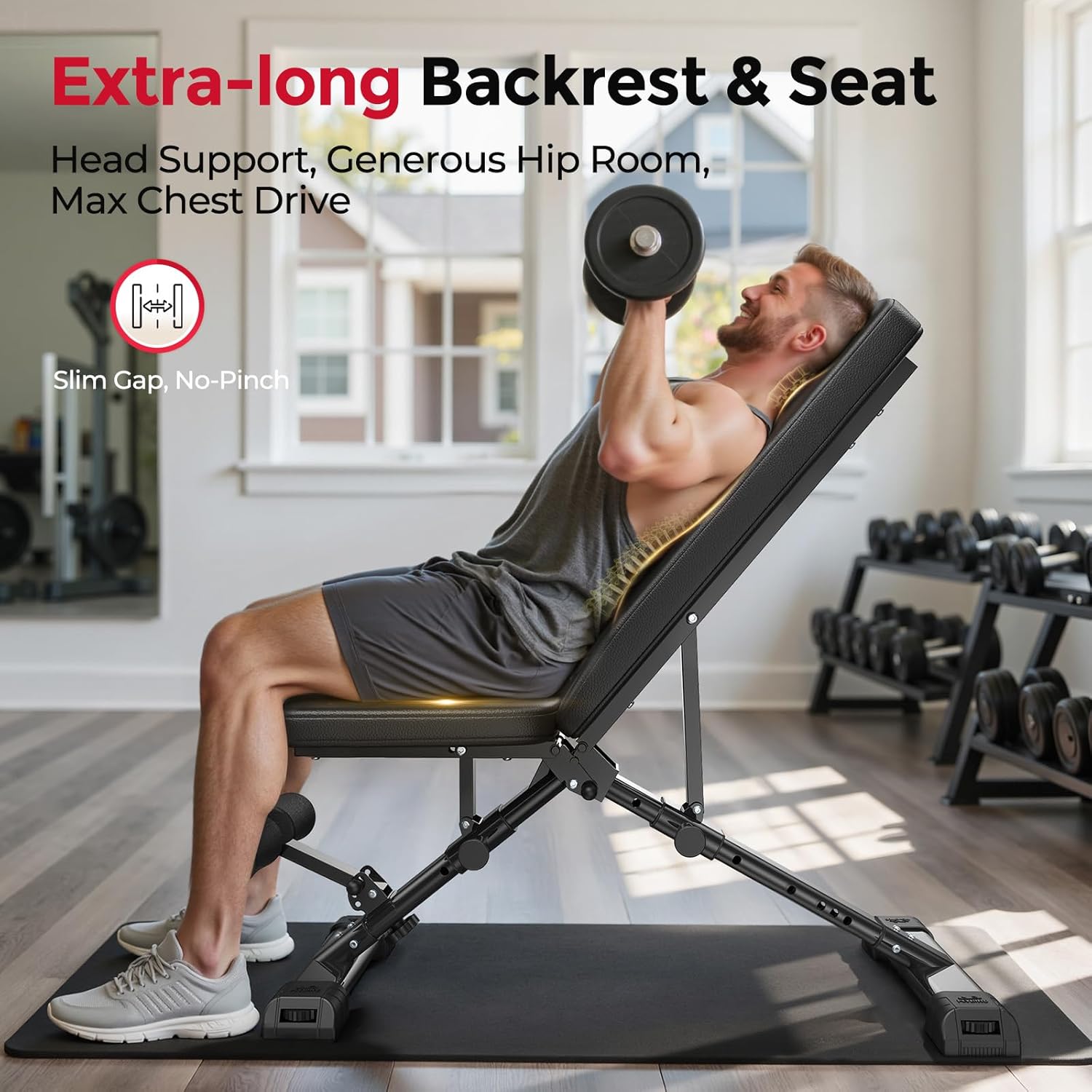 Banco de pesas ajustable para  - Adjustable Weight Bench reseña y precio