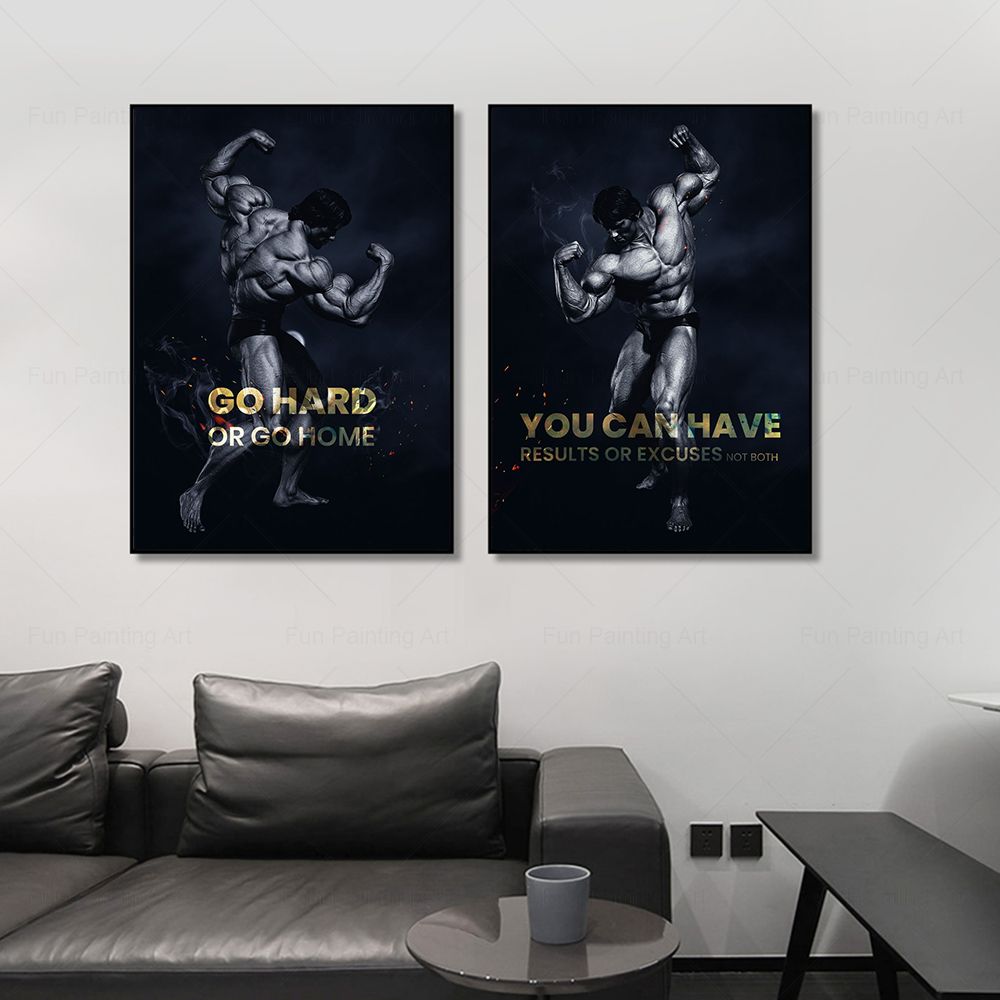 Pósteres motivacionales con ci - Home Gym Yes Or No reseña y precio