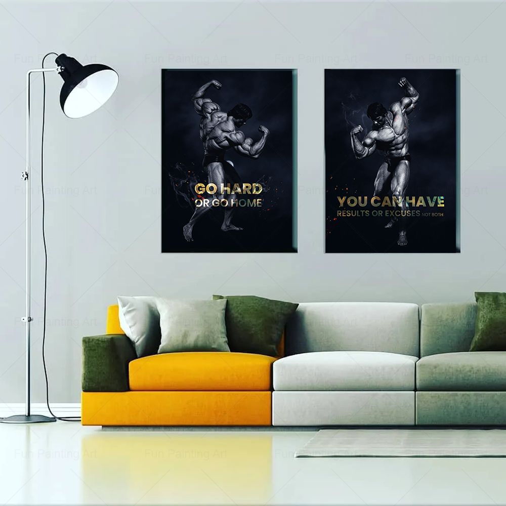 Pósteres motivacionales con ci - Home Gym Yes Or No reseña y precio