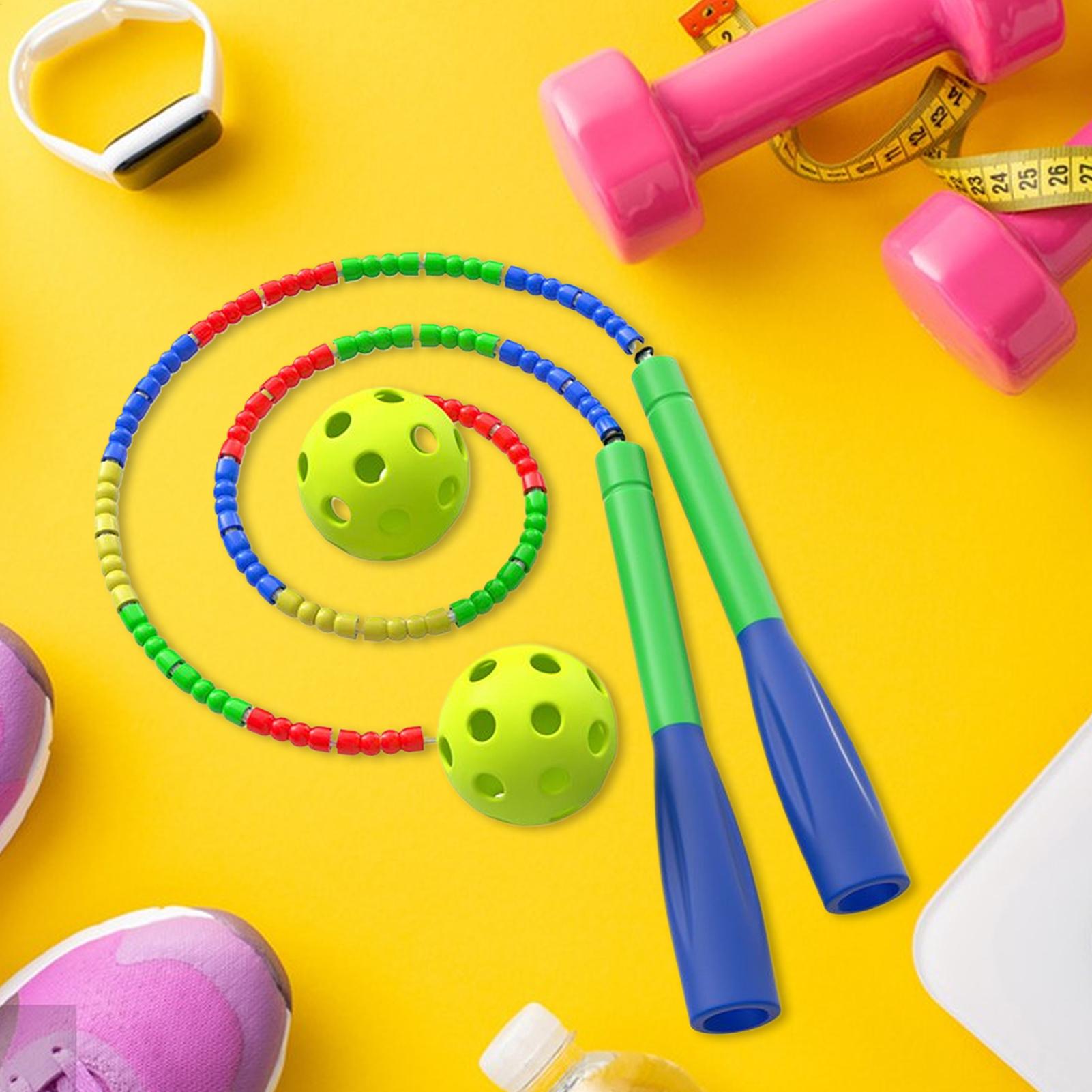 Cuerda para saltar con pelota  - Home Gym For Kids reseña y precio