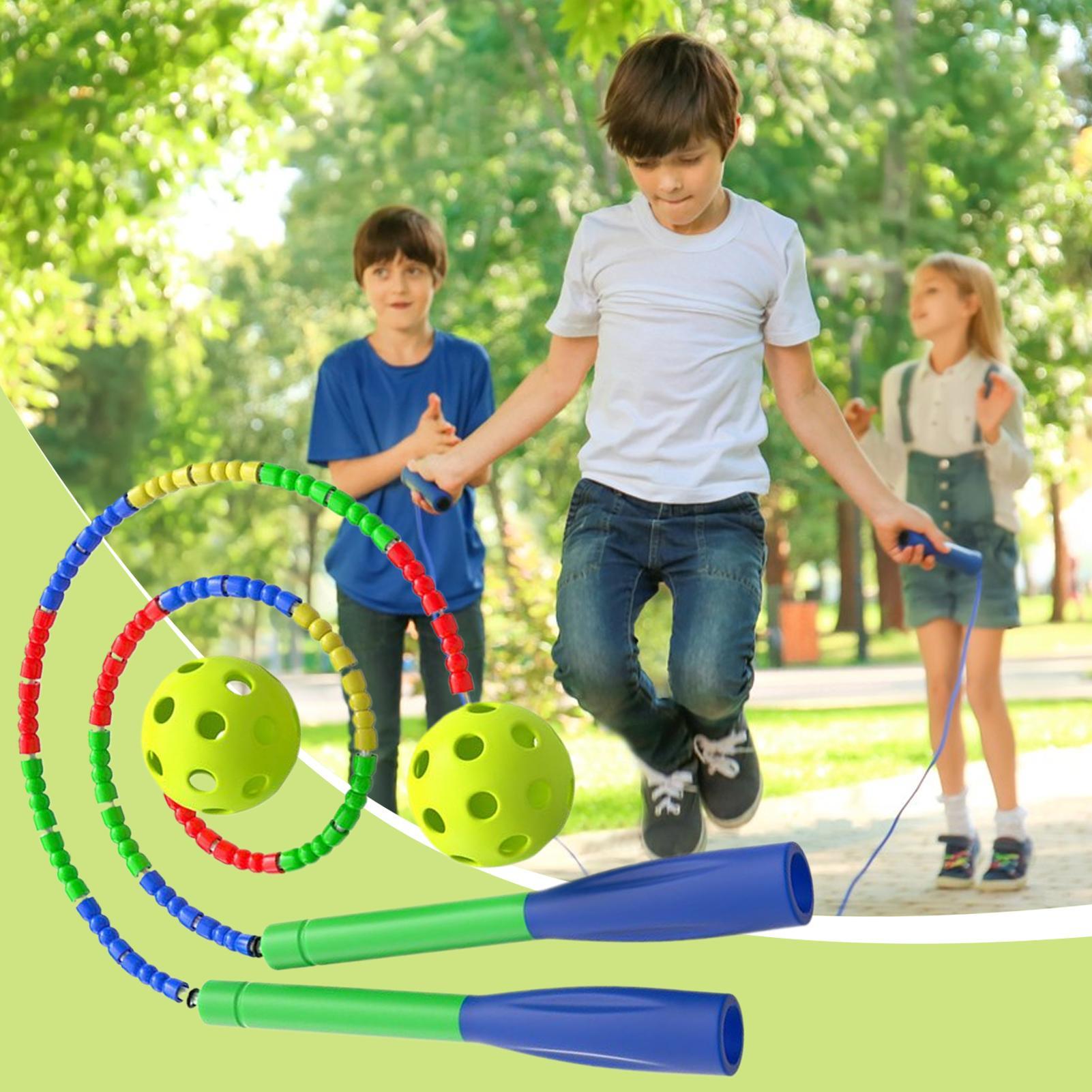 Cuerda para saltar con pelota  - Home Gym For Kids reseña y precio
