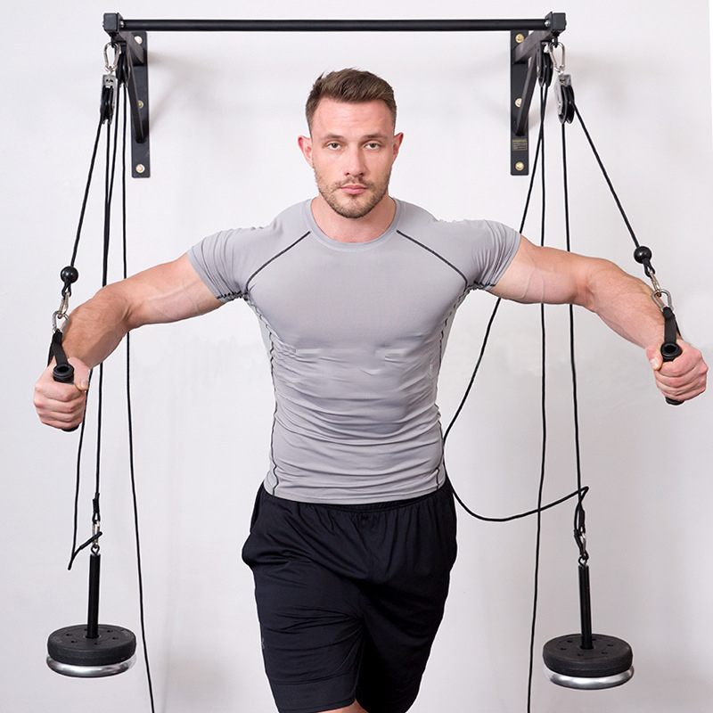 Sistema de máquina de Cable de - Home Gym Diy Pulley System reseña y precio