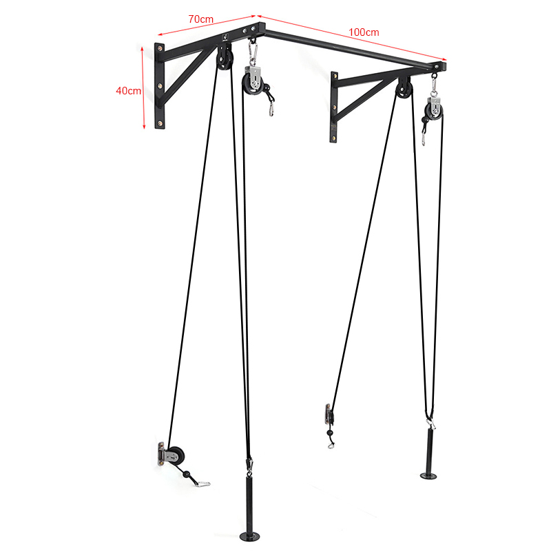 Sistema de máquina de Cable de - Home Gym Diy Pulley System reseña y precio