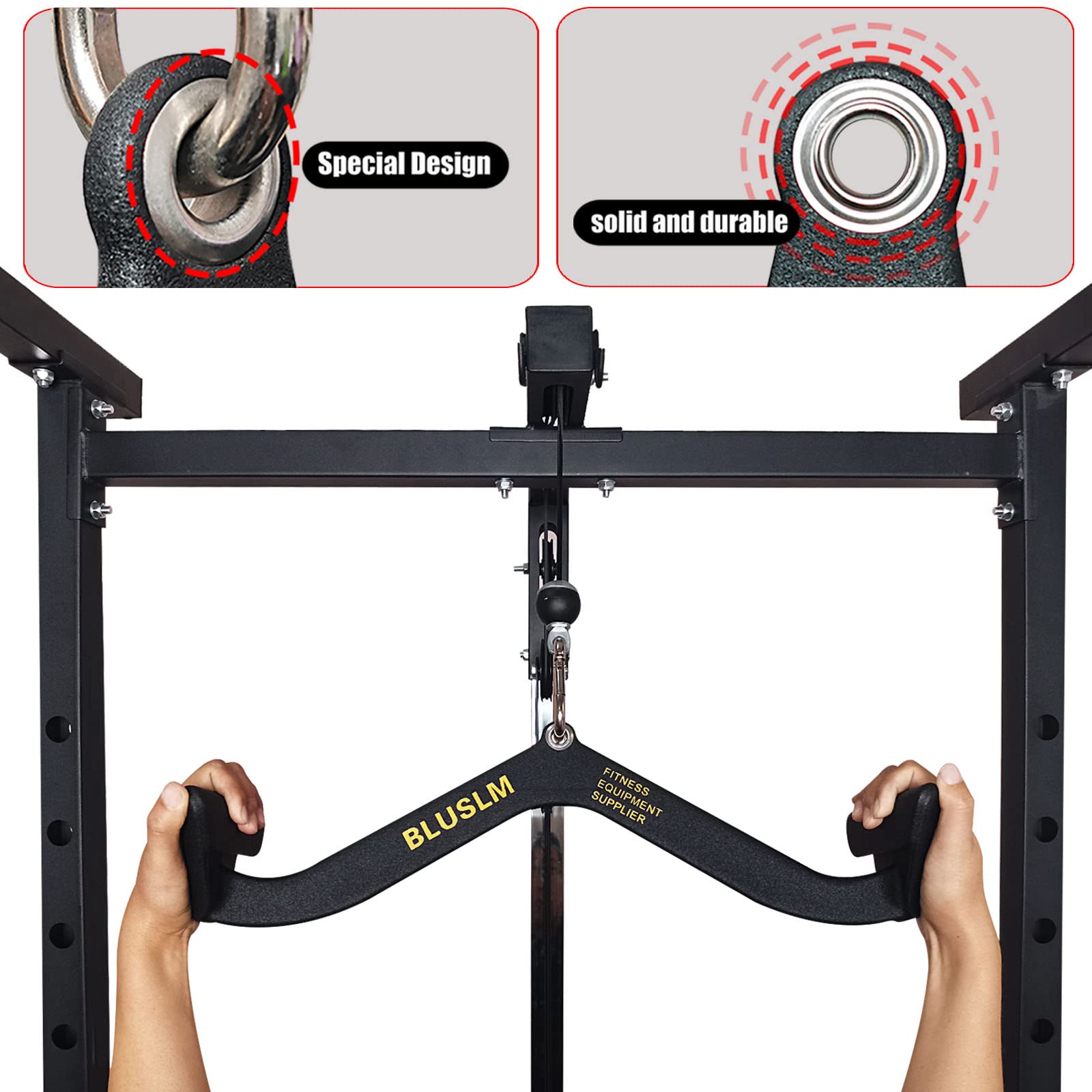 Empuñadura extraíble Lat para  - Home Gym Training Program reseña y precio