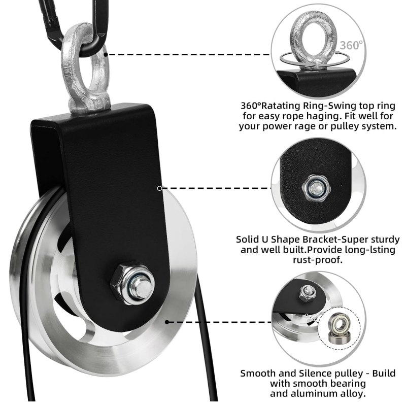 1 unidad de polea de cable de  - Home Gym Diy Pulley System reseña y precio