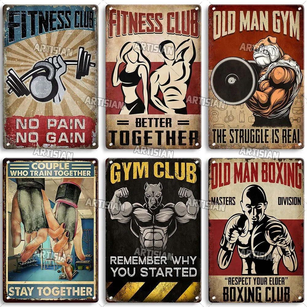 Letrero Metálico Vintage con F - Home Gym Setup reseña y precio