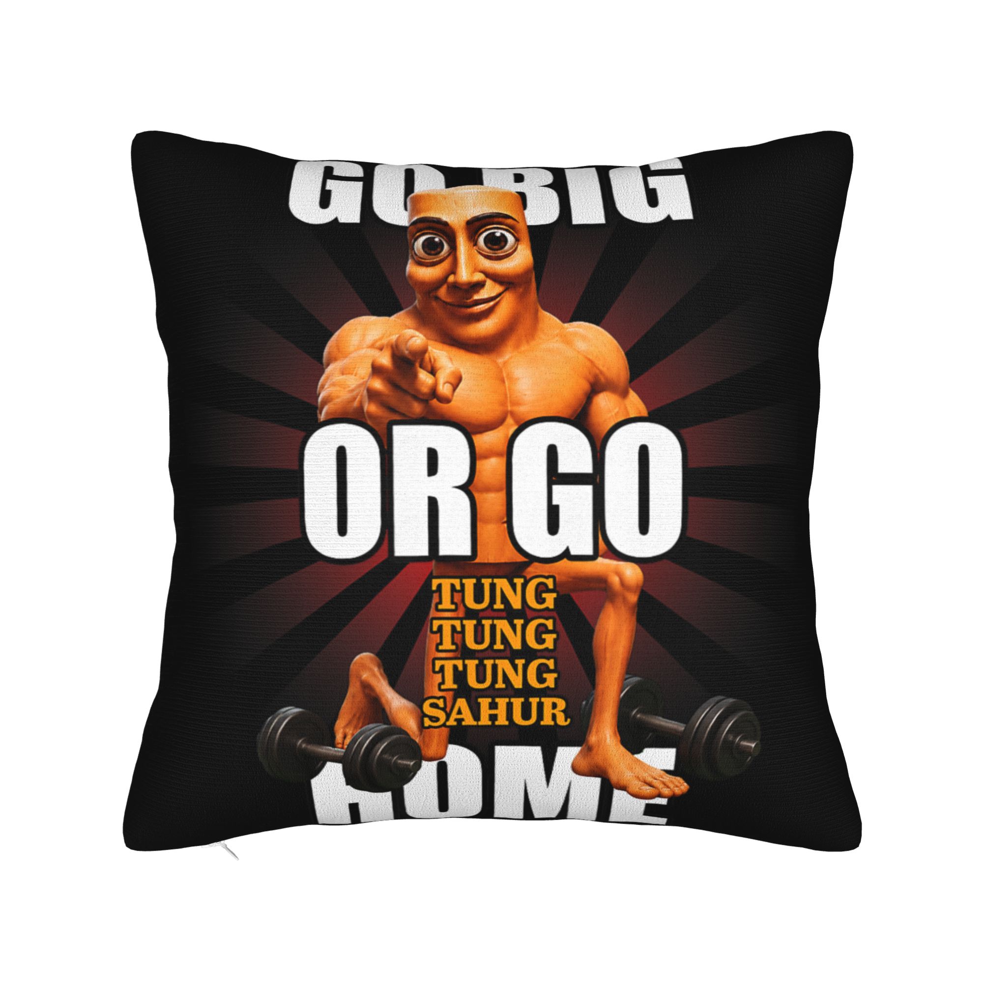 Funda de almohada Go Big or Go - Home Gym Yes Or No reseña y precio
