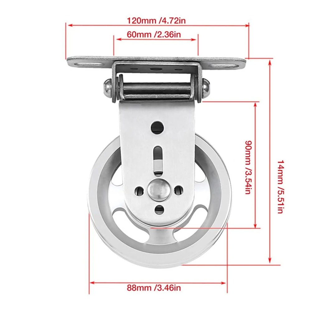 1 unidad de polea giratoria si - Home Gym Equipment Diy reseña y precio