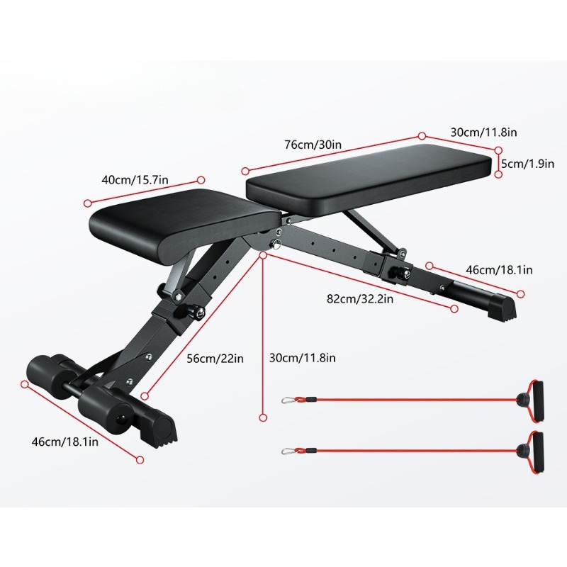 Banco de mancuernas multifunci - Adjustable Weight Bench reseña y precio