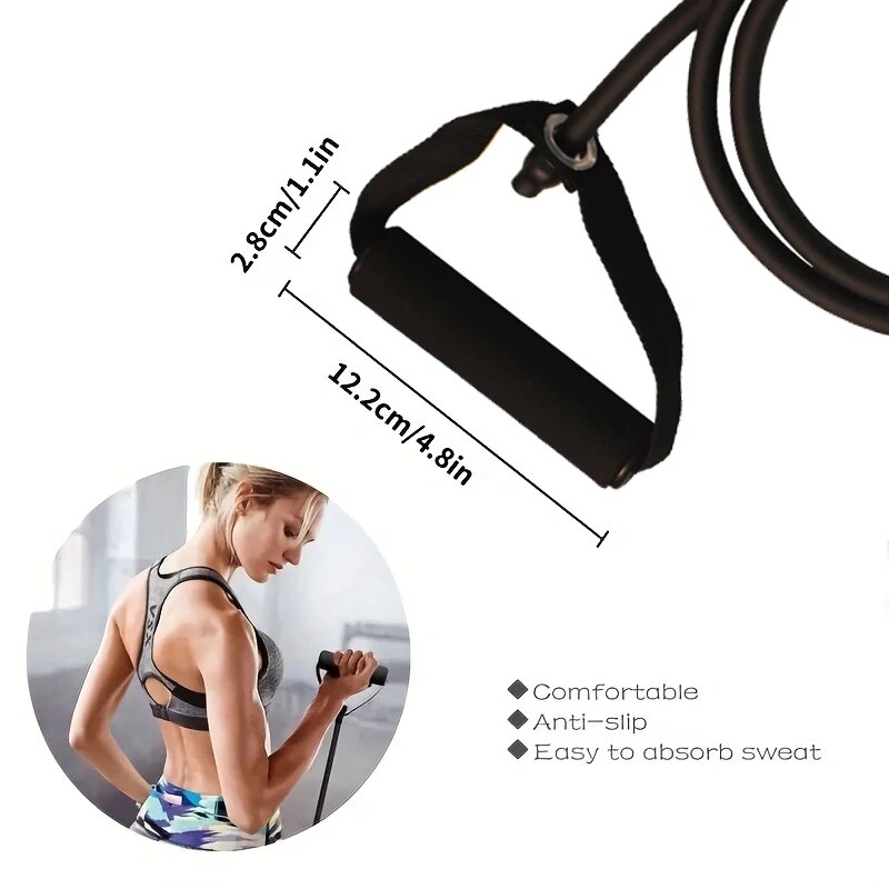 Bandas de resistencia con asas - Home Gym Leg Press reseña y precio
