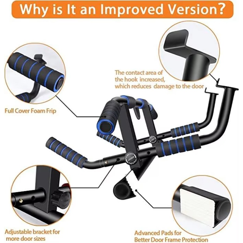 Barra de dominadas para puerta - Home Gym Multifunctional reseña y precio