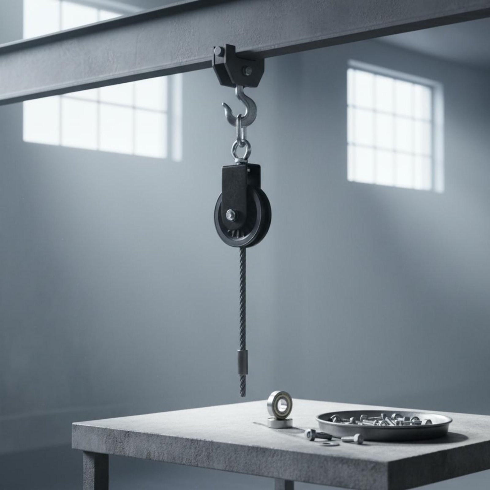 Soporte de polea DIY silencios - Home Gym Diy Pulley System reseña y precio