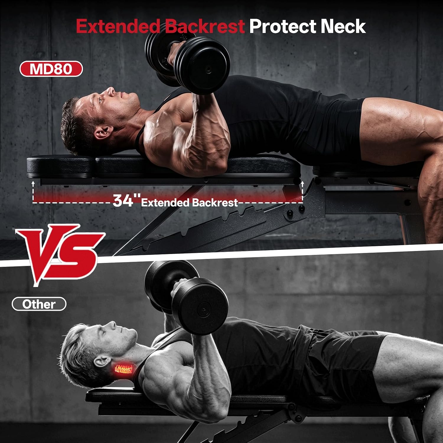 Banco de Pesas Ajustable con C - Adjustable Weight Bench reseña y precio
