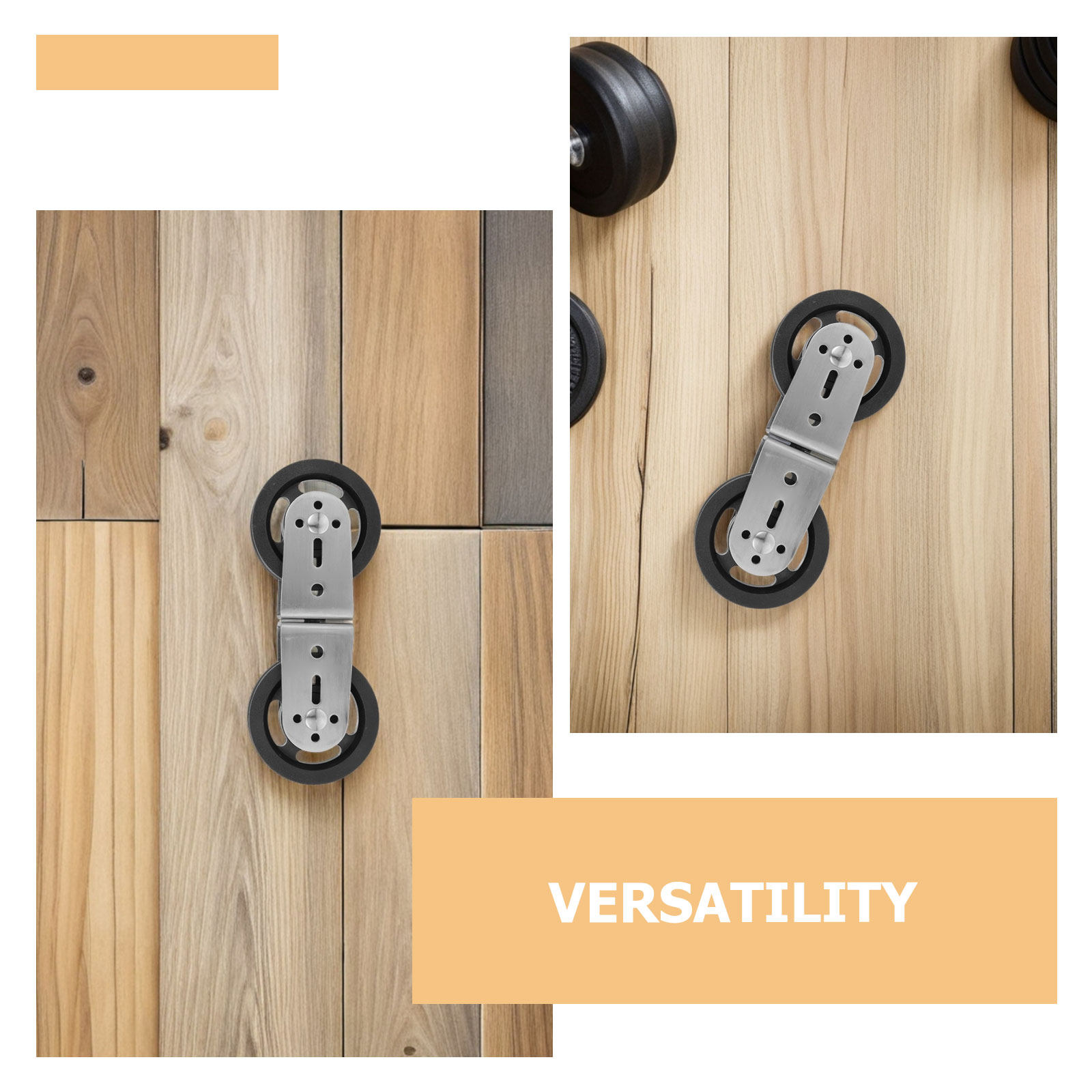 2 Piezas de Polea Doble de Plá - Home Gym Diy Pulley System reseña y precio