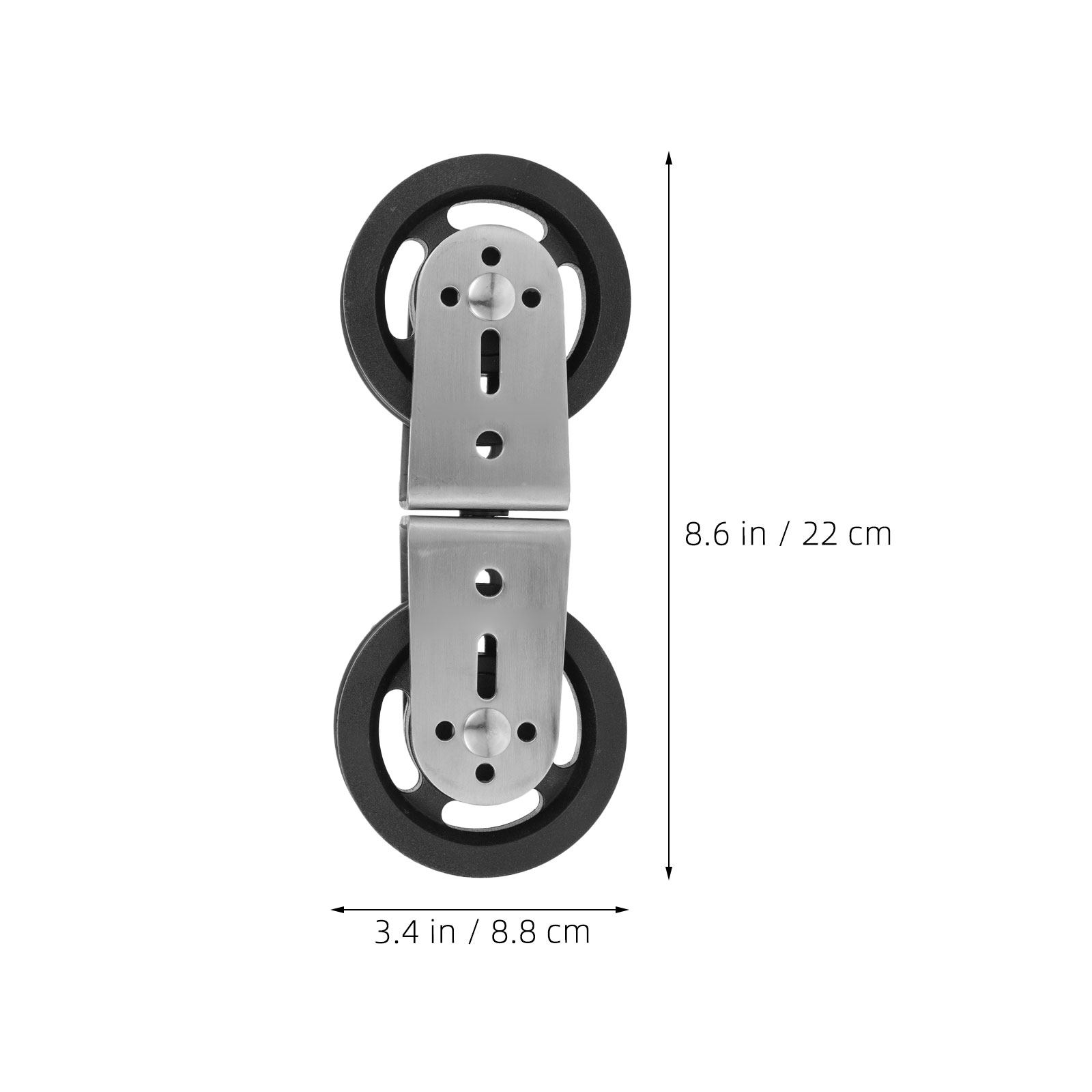 2 Piezas de Polea Doble de Plá - Home Gym Diy Pulley System reseña y precio