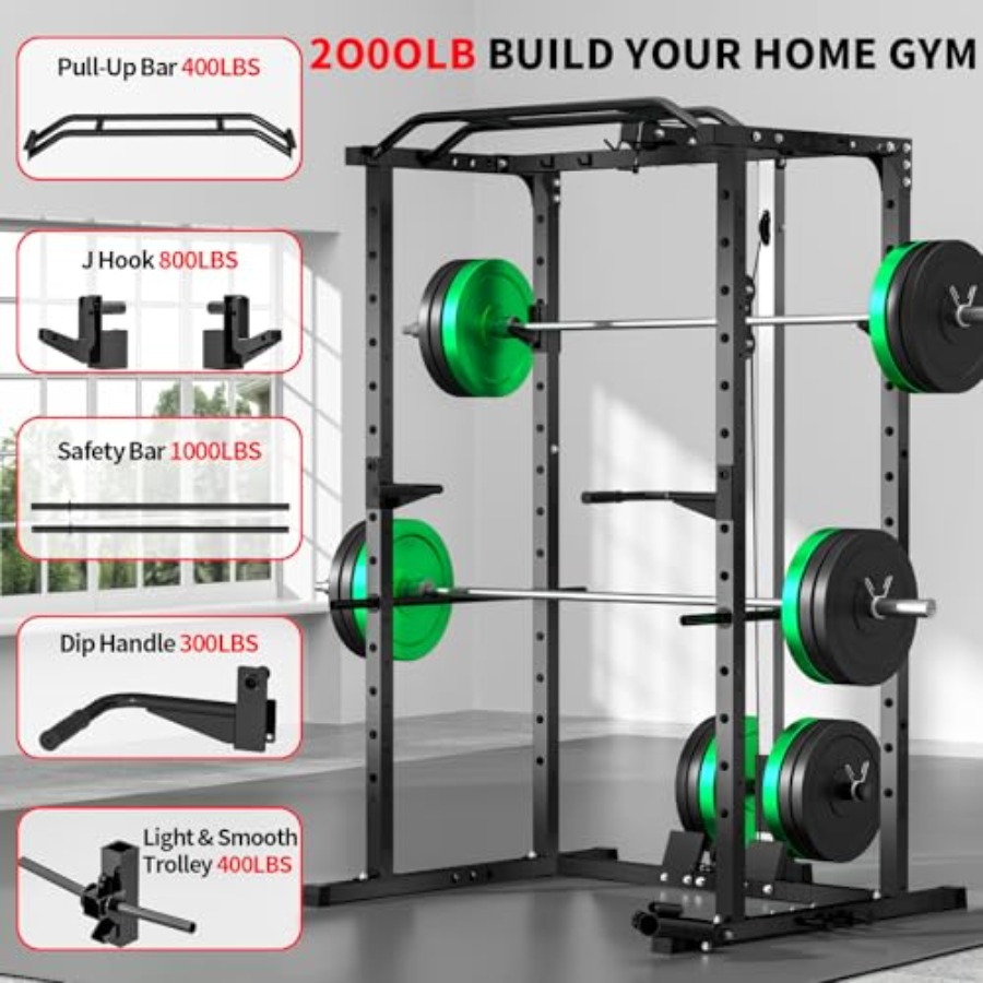 Rack de potencia para gimnasio - Home Gym Multifunctional reseña y precio
