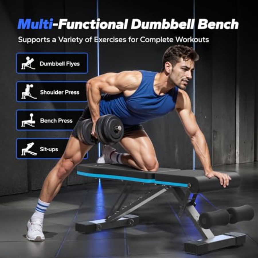 Banco de Pesas Plegable para G - Home Gym Leg Press reseña y precio