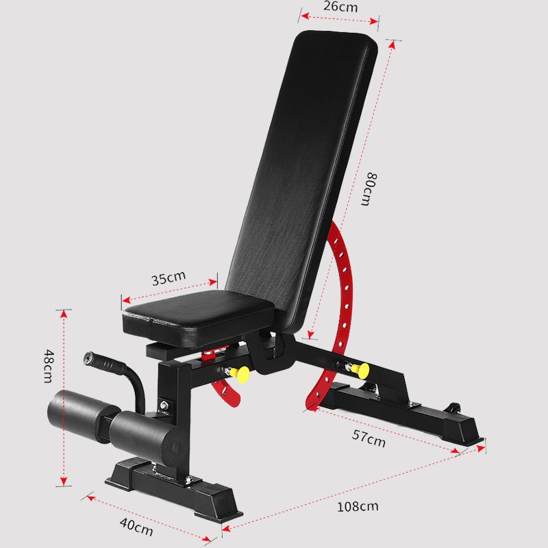 Banco de pesas comercial de al - Adjustable Weight Bench reseña y precio