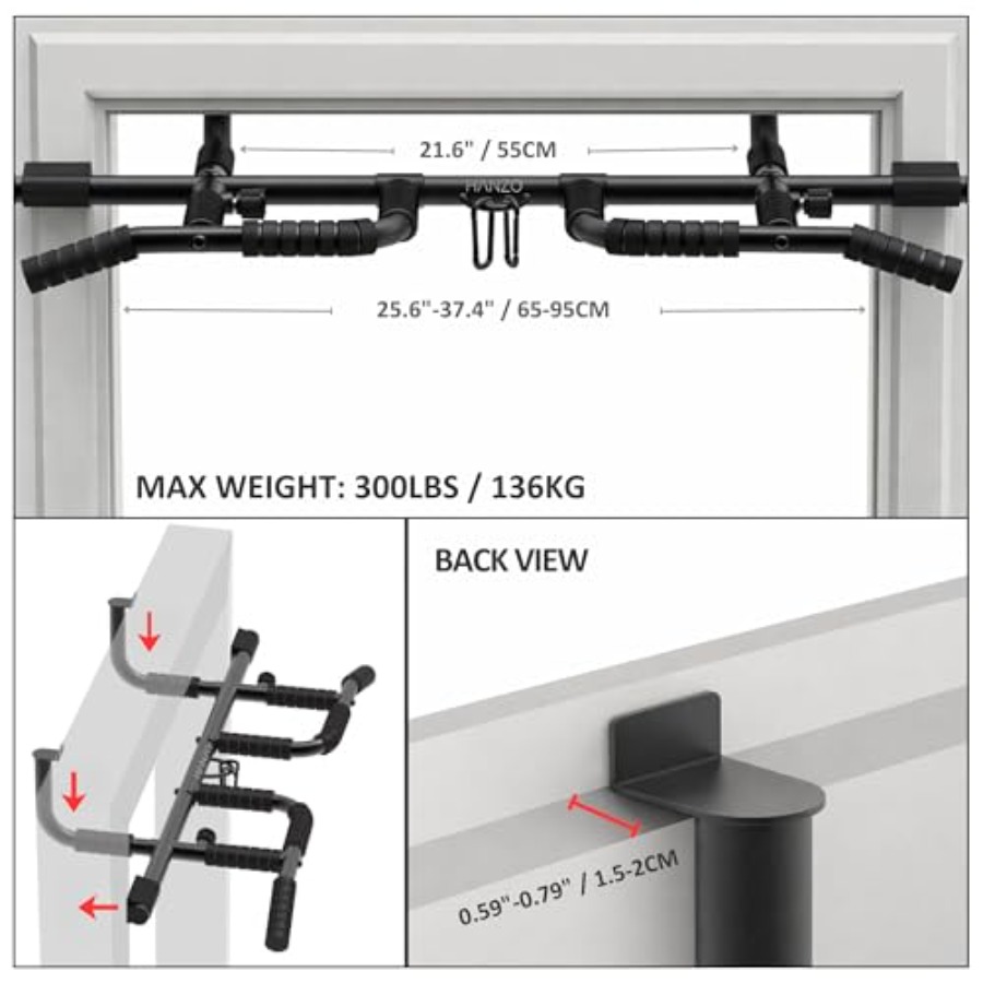 Barra de dominadas para puerta - Home Gym Setup reseña y precio