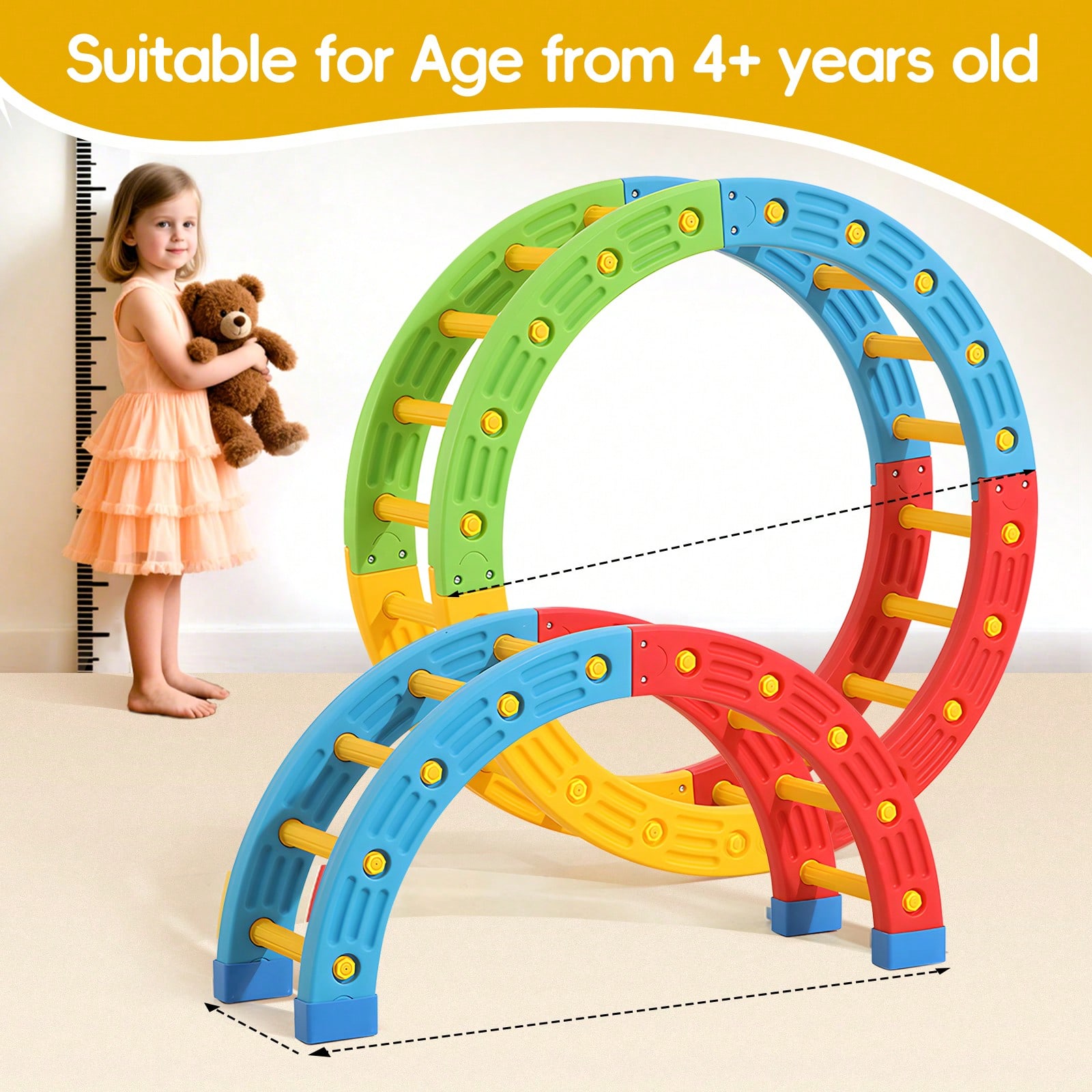 GCCSJ Juguetes de escalada ple - Home Gym For Kids reseña y precio