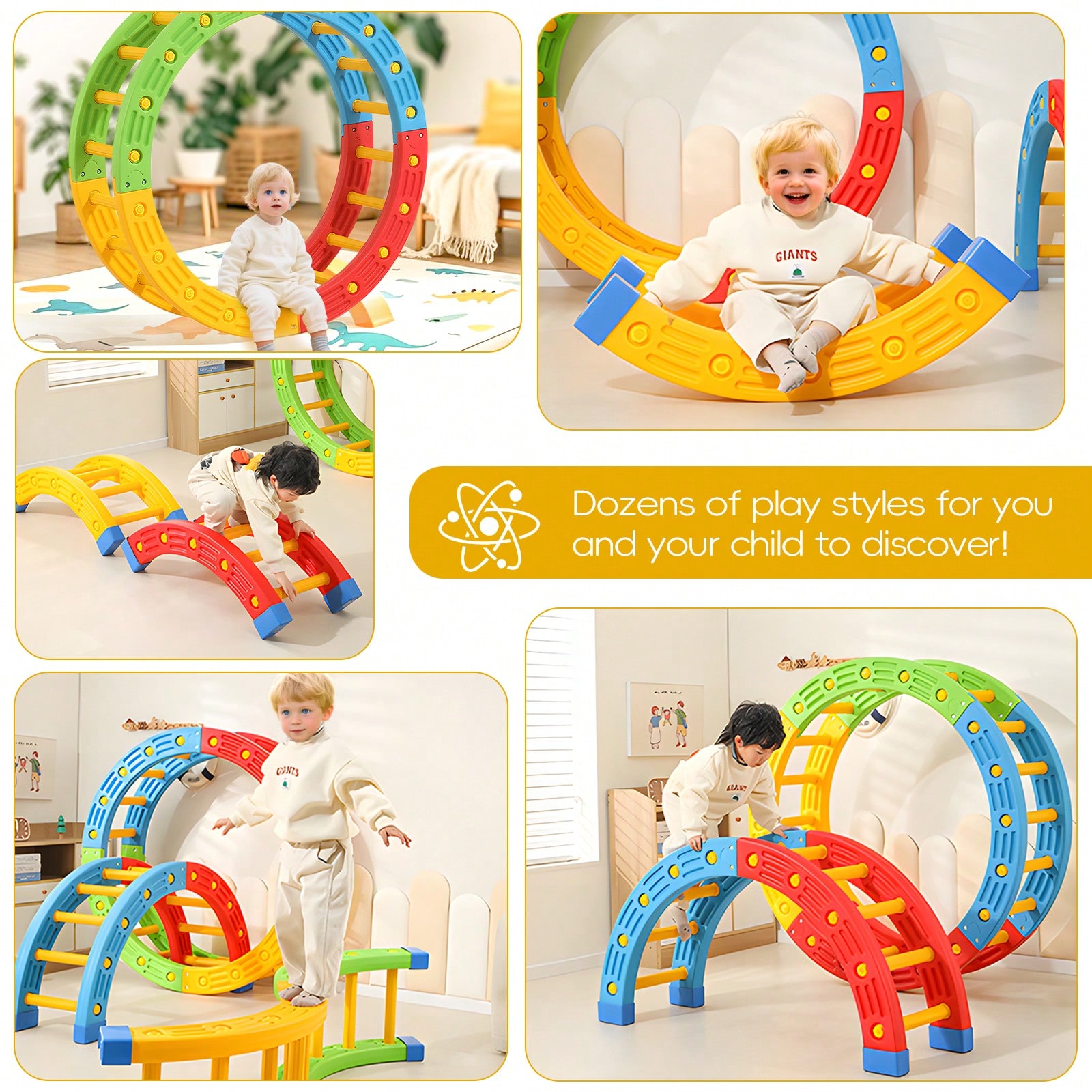 GCCSJ Juguetes de escalada ple - Home Gym For Kids reseña y precio