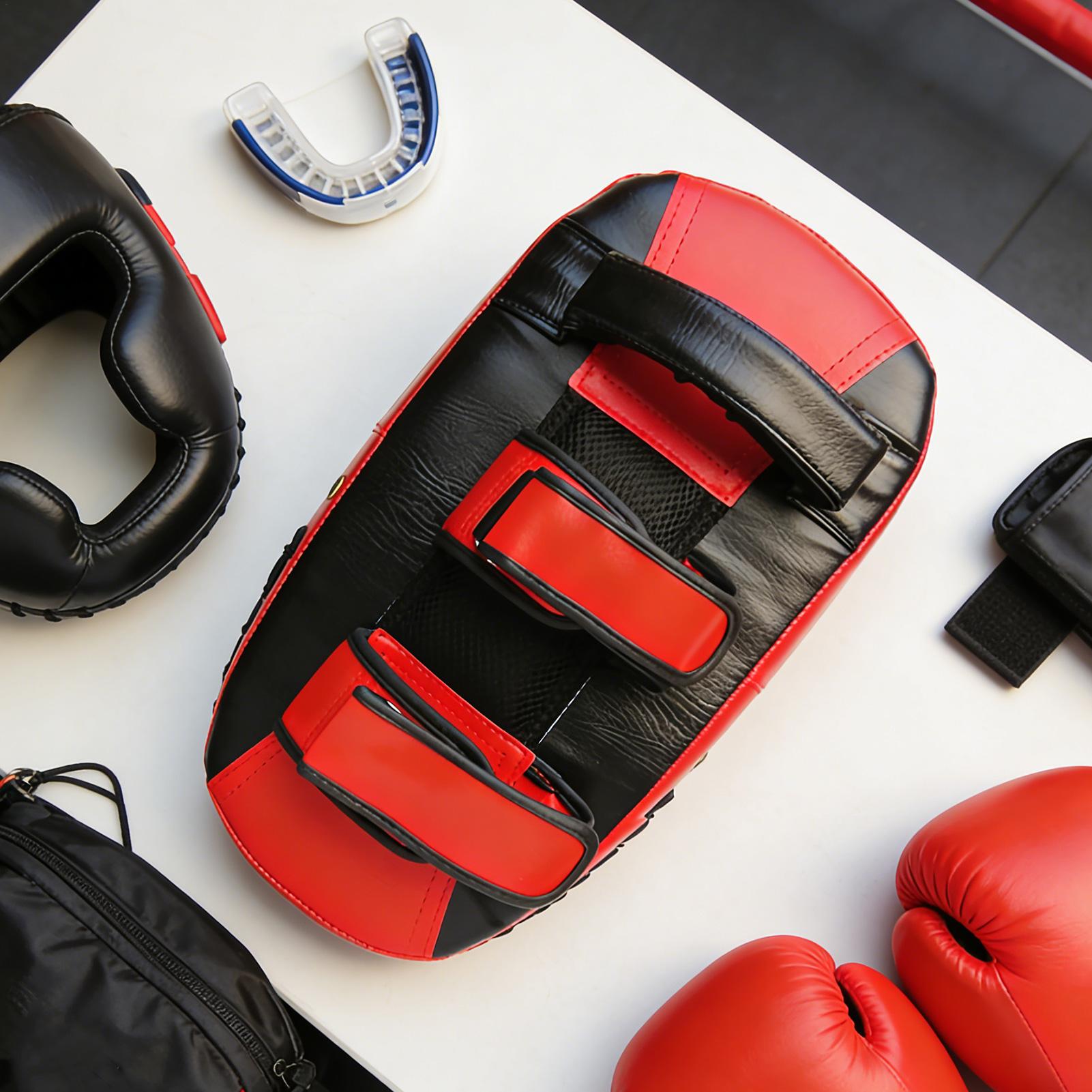 Almohadillas de boxeo de cuero - Home Gym For Kids reseña y precio