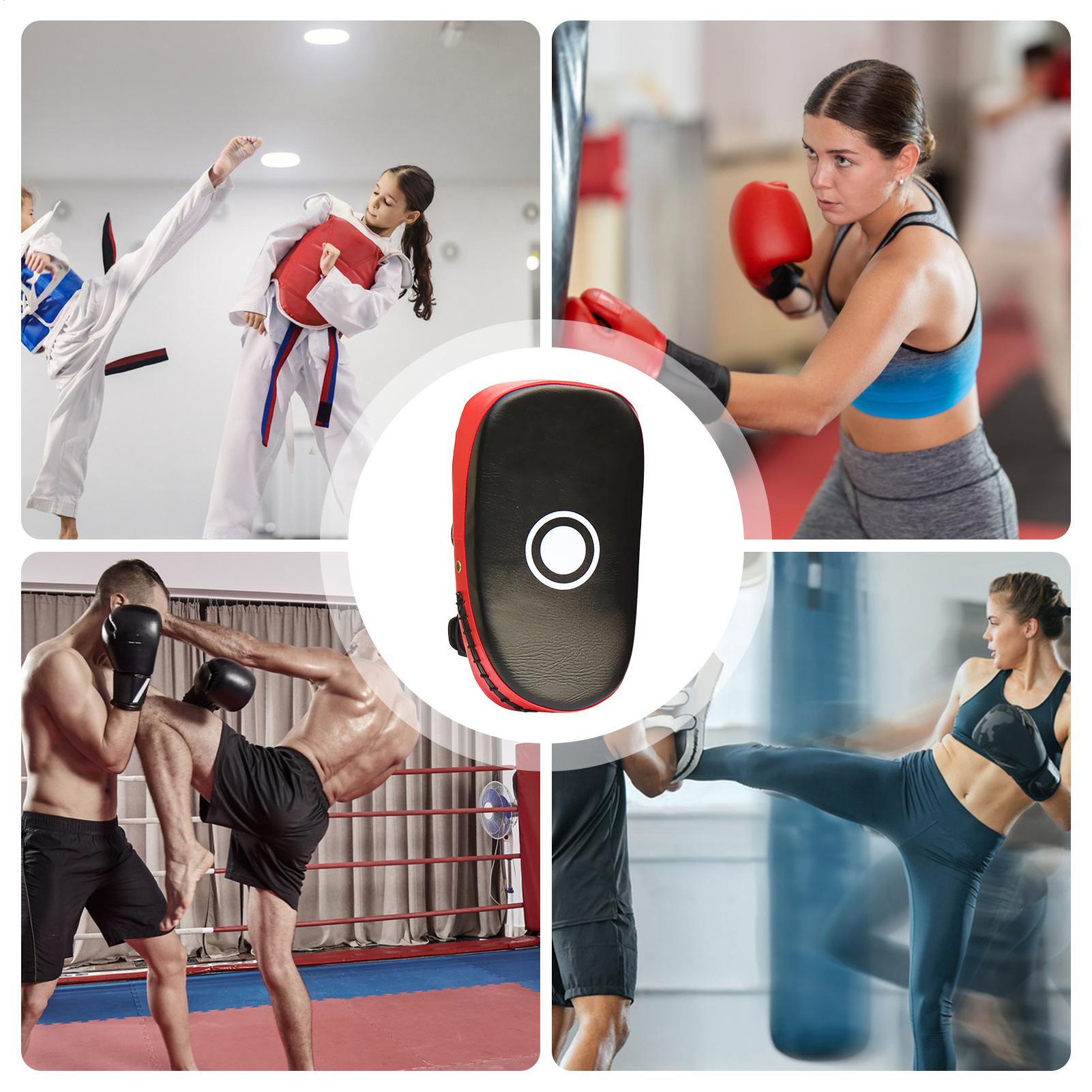 Almohadillas de boxeo de cuero - Home Gym For Kids reseña y precio