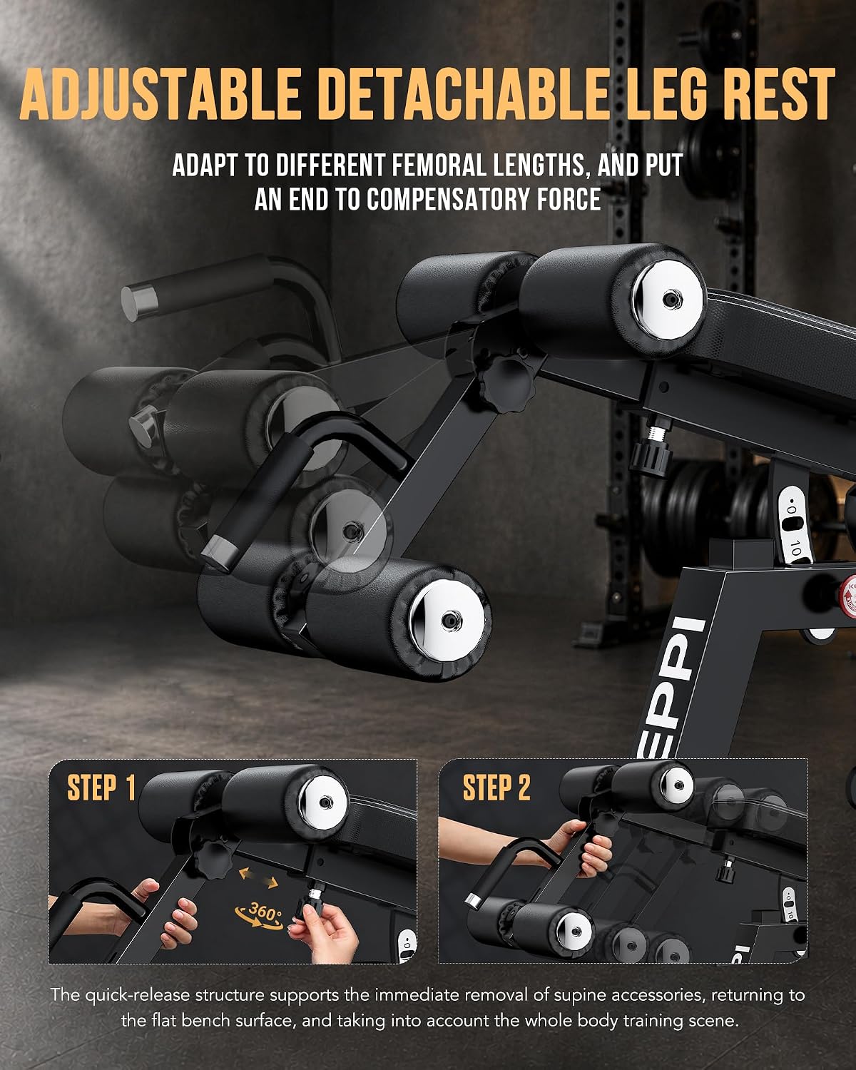 Banco de Pesas Ajustable de 12 - Adjustable Weight Bench reseña y precio