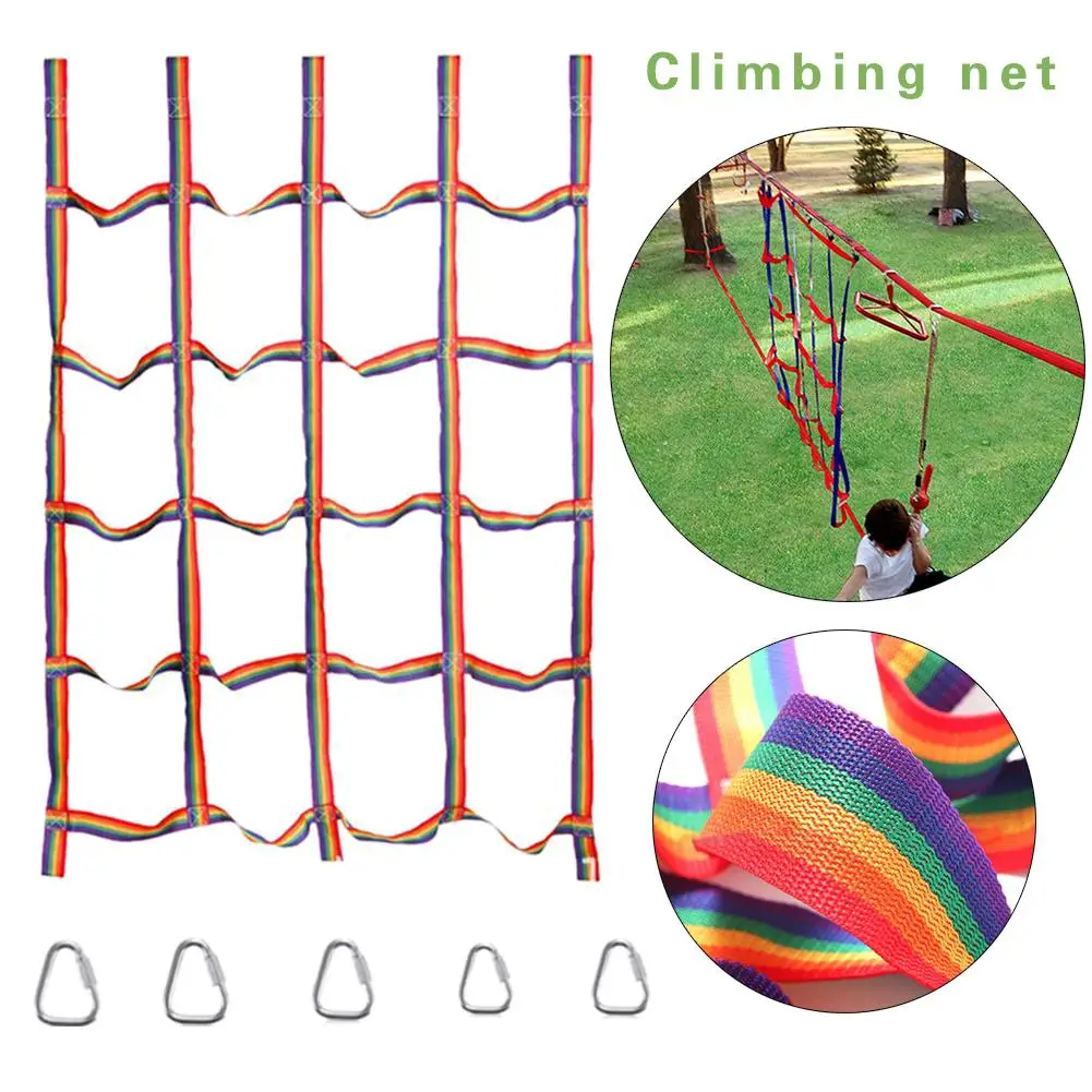 Red de escalada para niños al  - Home Gym For Kids reseña y precio
