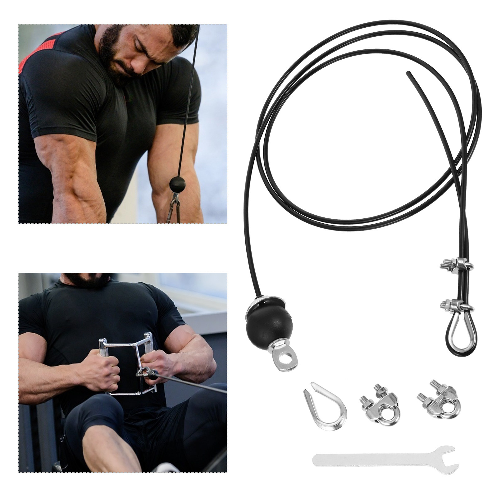 1 Juego de Accesorios de Cable - Home Gym Equipment Diy reseña y precio